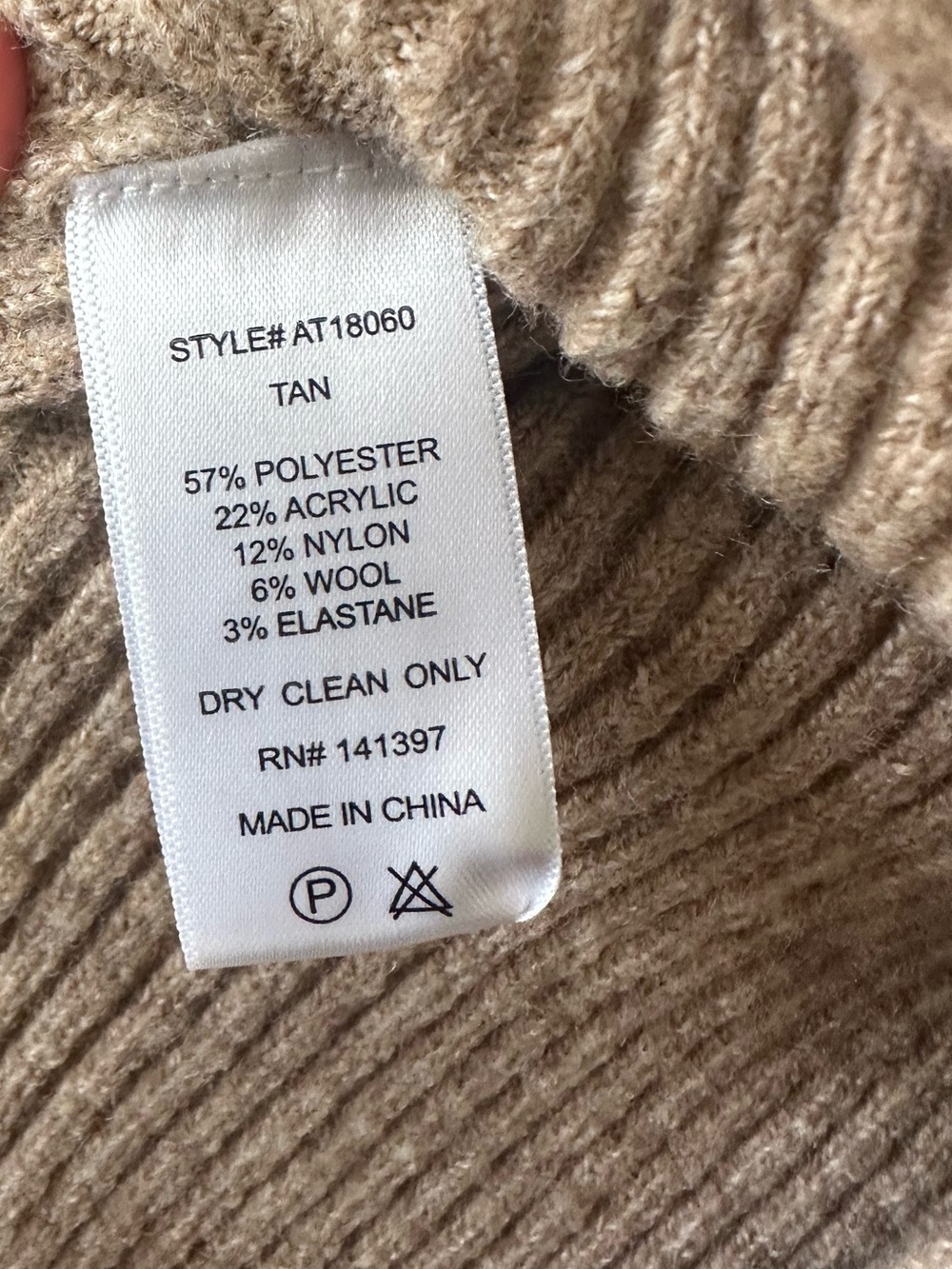ASTR The Label Tan Rib Knit Side Button Slit Midi Sweater Dress Size Small - Picture 8 of 10